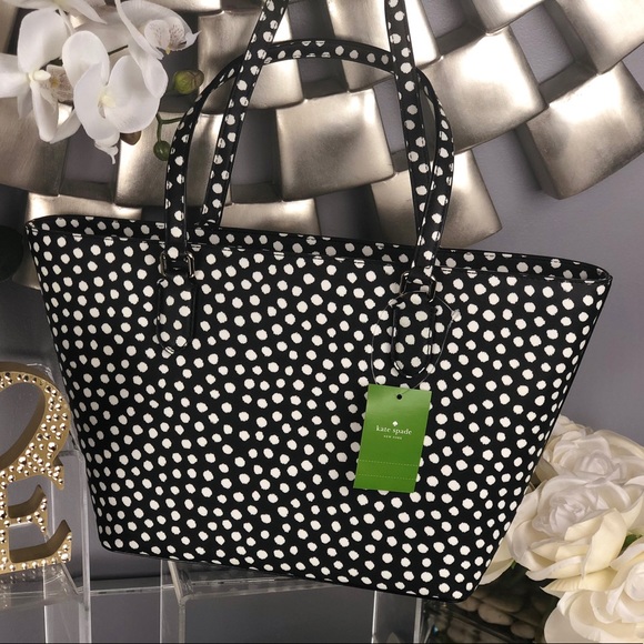 Kate Spade Small Dally Laurel Way Dot Tote Bag - Picture 5 of 7